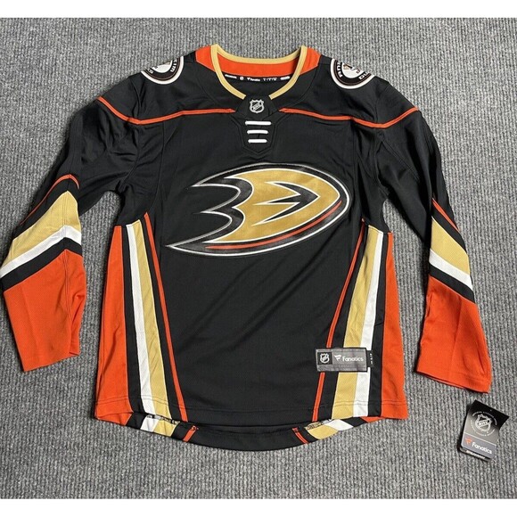 Fanatics NHL Anaheim Ducks Breakaway Black Home Jersey Men’s Size Small NWT - Picture 2 of 12